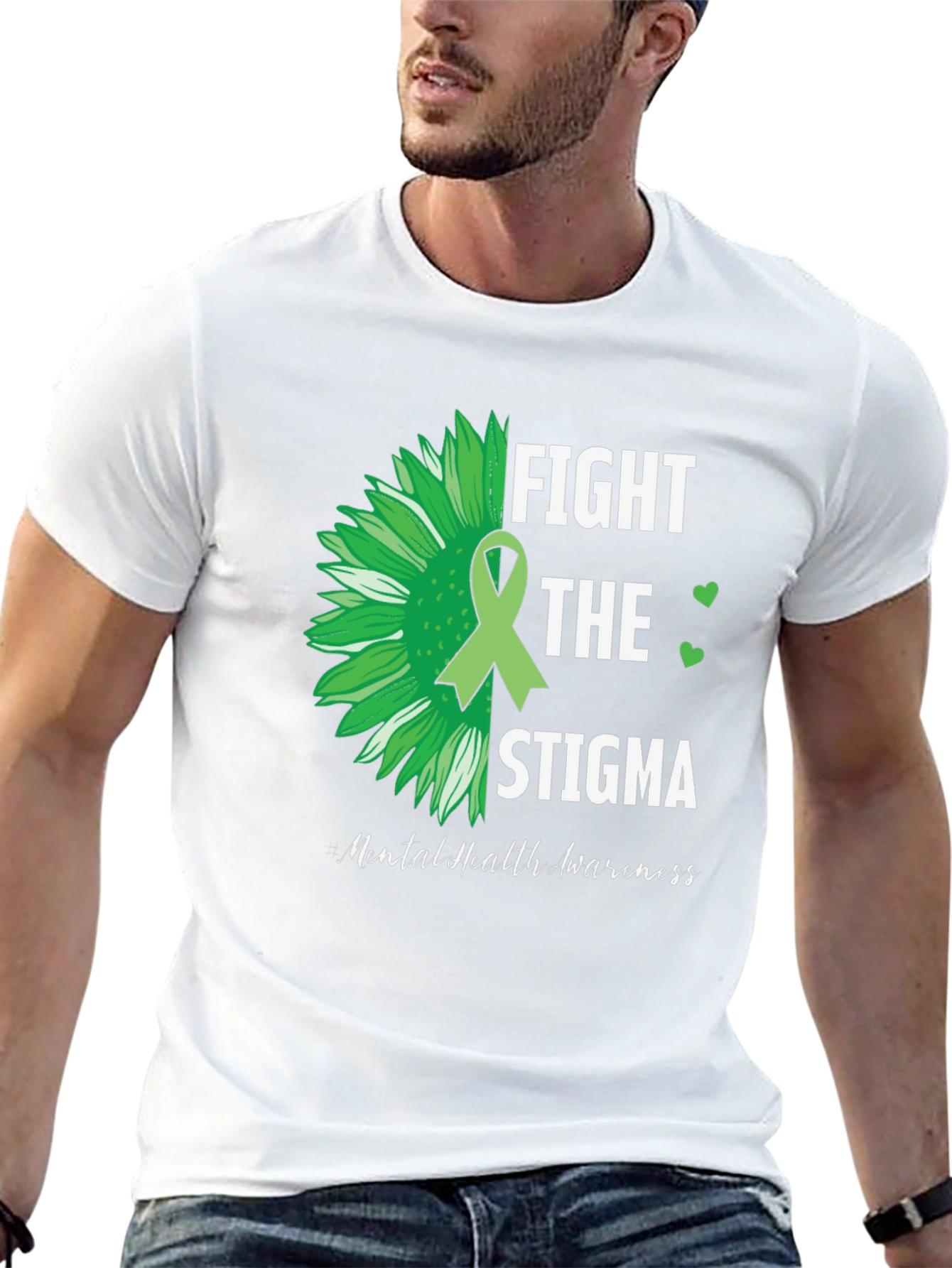 Fight The Stigma Mental Health Awareness T-Shirt