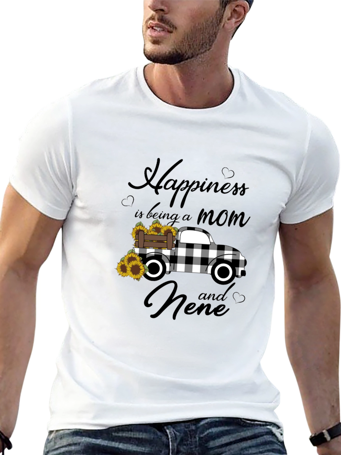 Mom & Nene Happiness T-Shirt: Sunflower Truck Design
