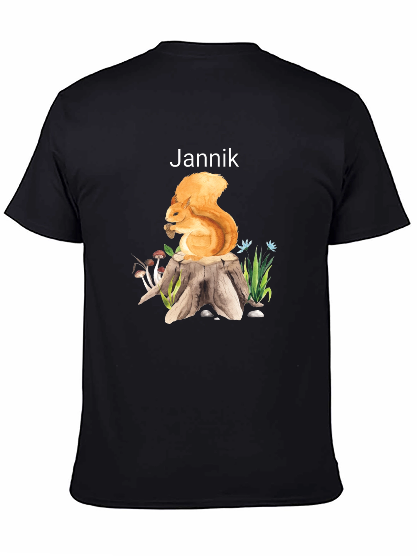 Squirrel on Stump Graphic Tee - Jannik