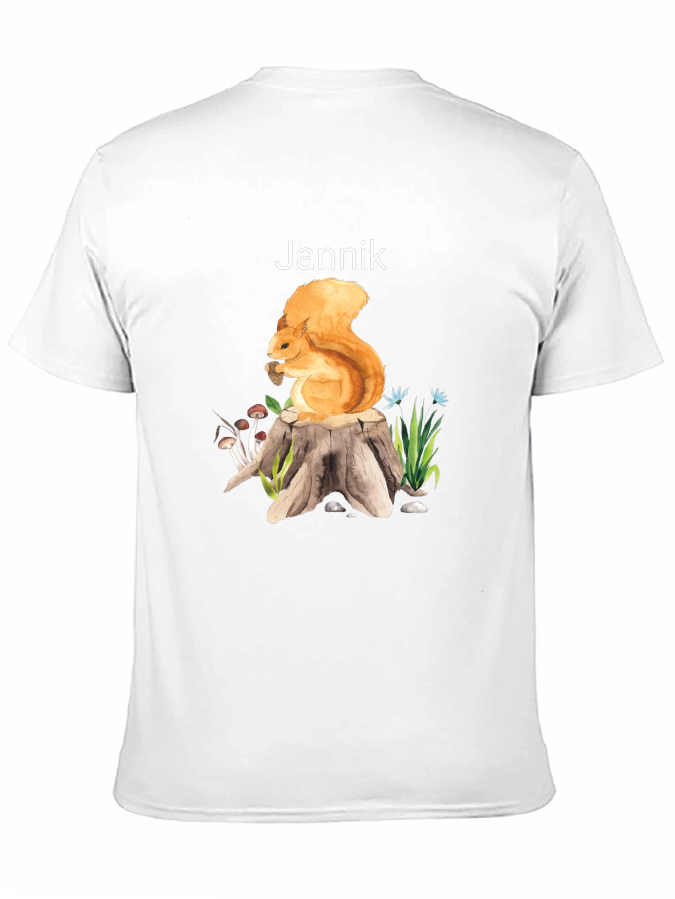 Squirrel on Stump Graphic Tee - Jannik