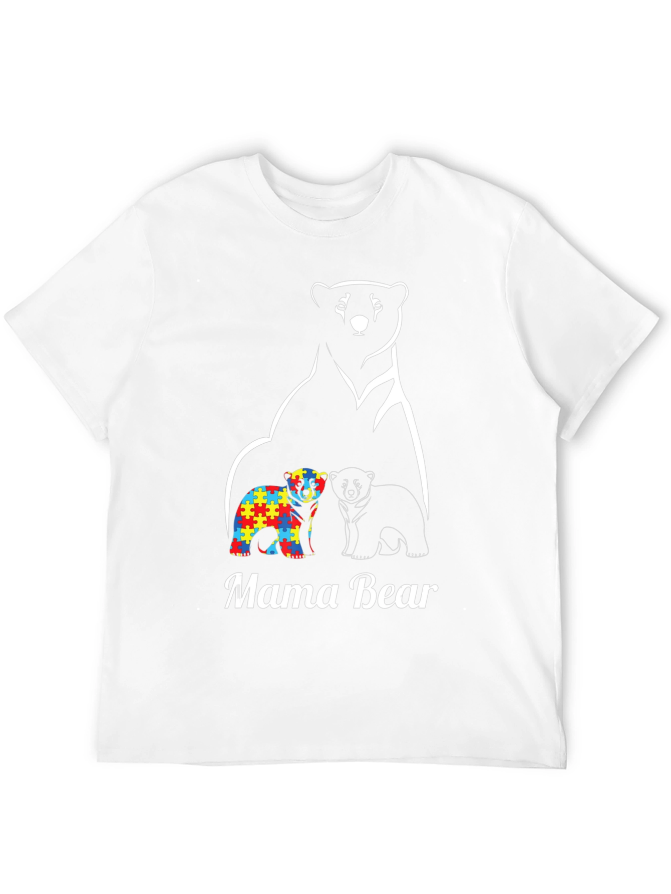 Mama Bear Autism Awareness T-Shirt