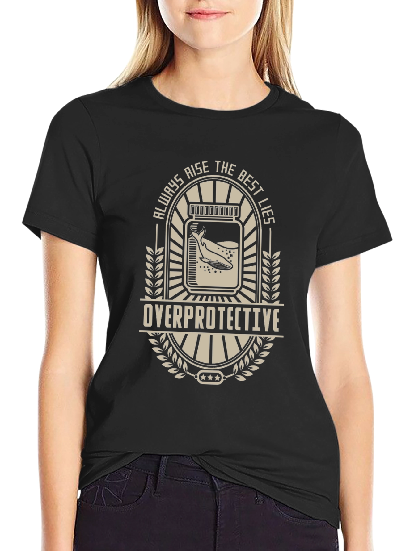 Overprotective Whale Graphic Tee