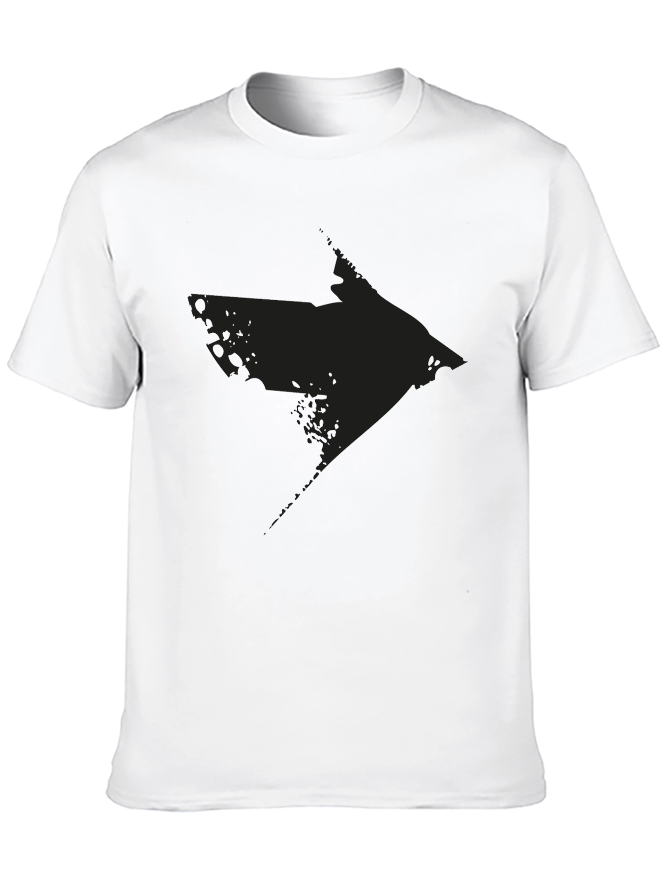 Distressed Arrow Graphic Black T-Shirt