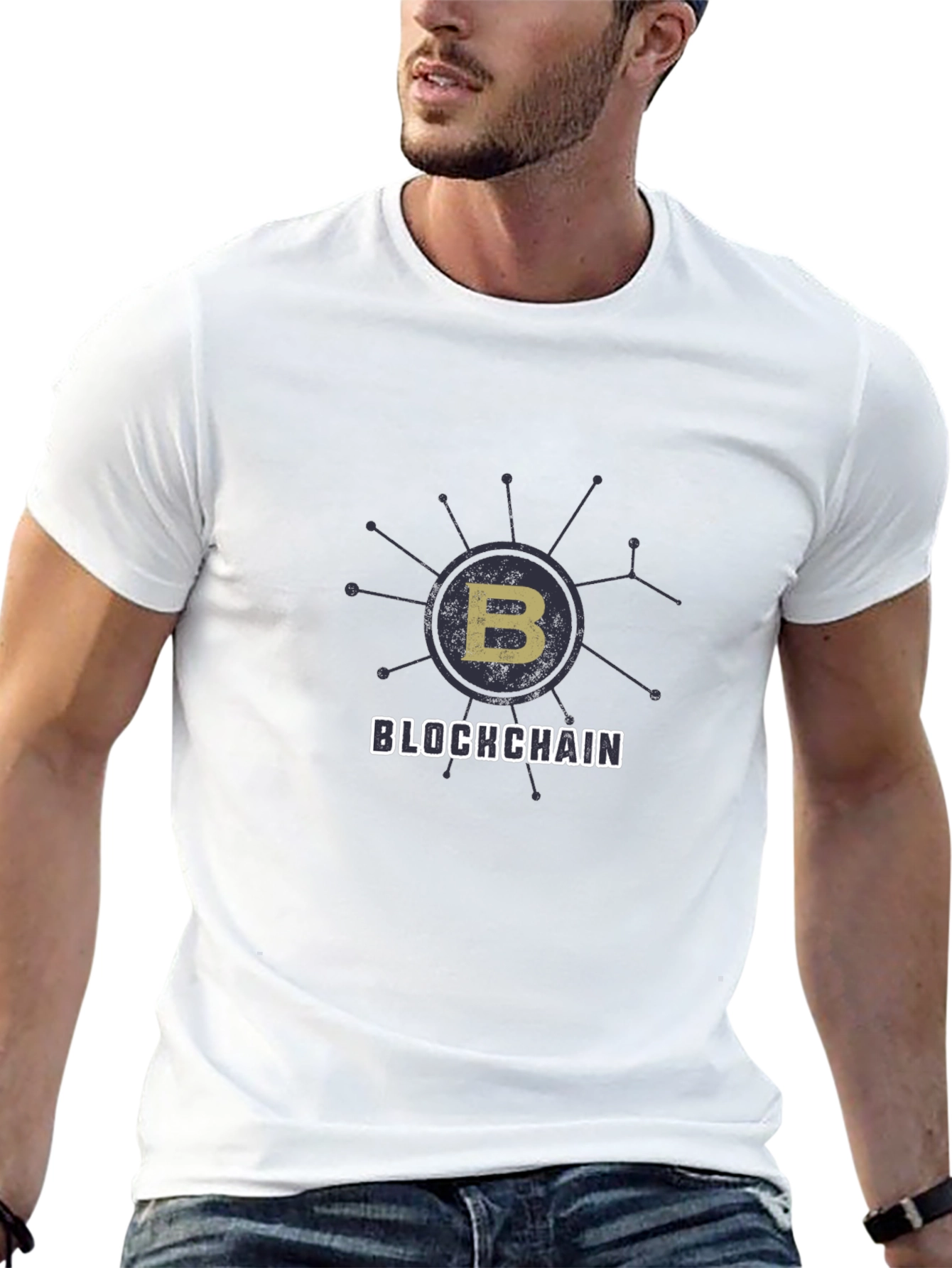 Blockchain Black Graphic Tee
