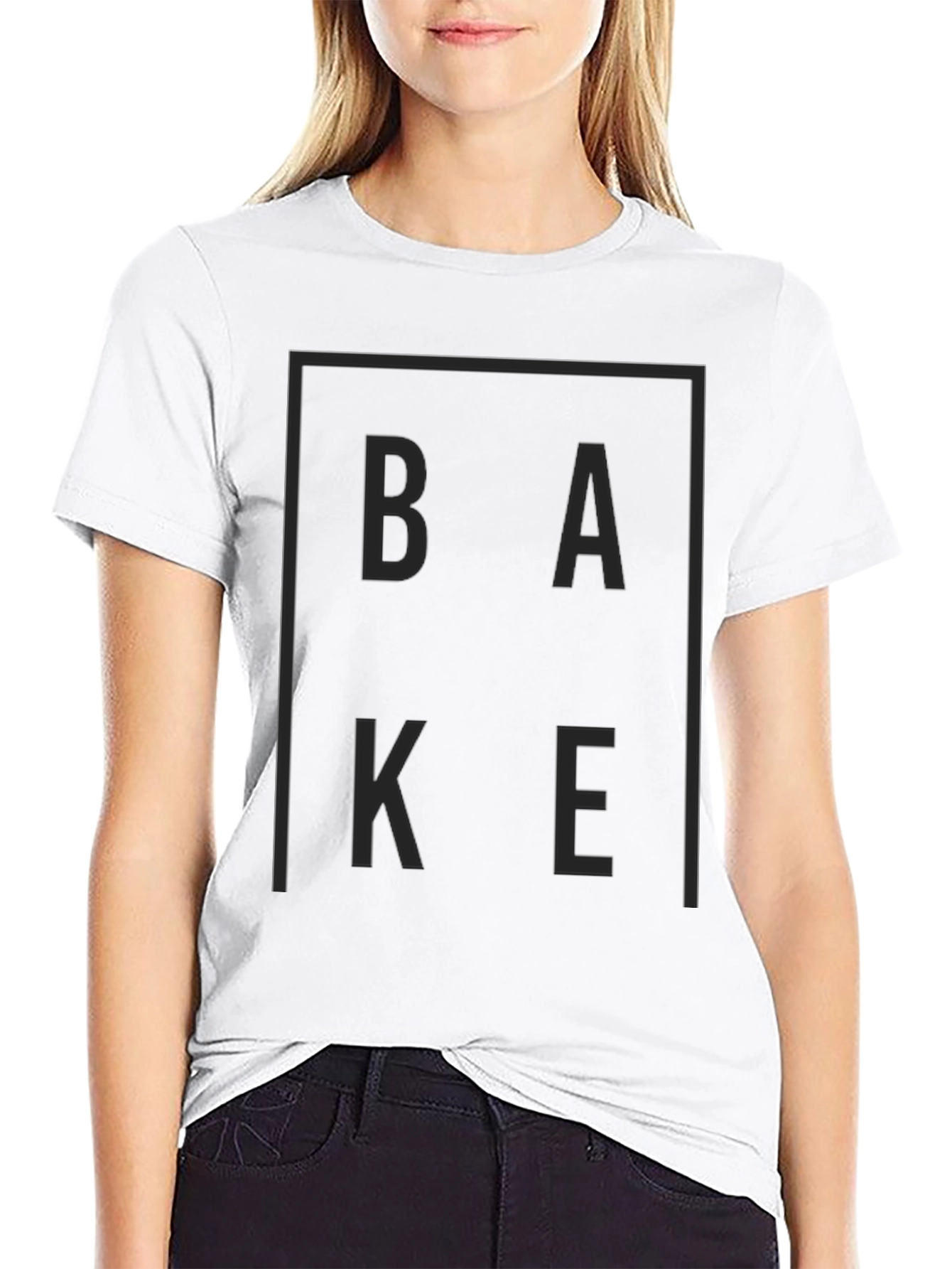 Bake Graphic Black T-Shirt