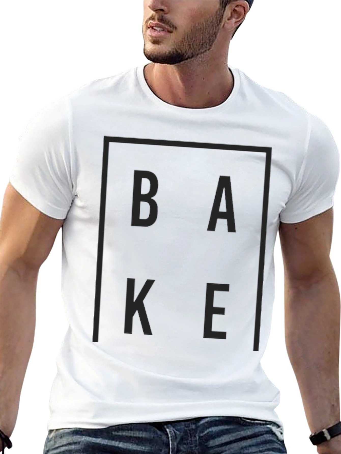 Bake Graphic Black T-Shirt