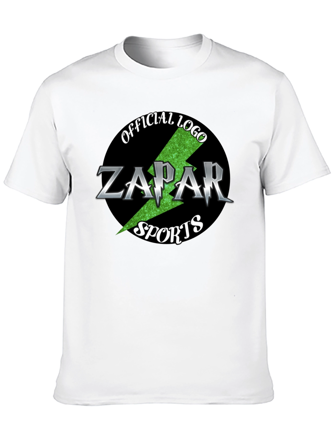 Zapar Sports Official Logo Black T-Shirt