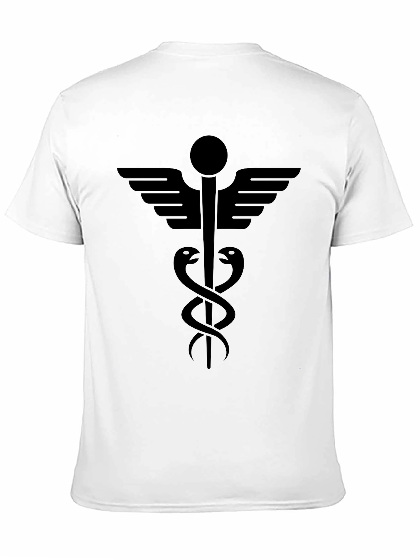 Caduceus Symbol T-Shirt - Medical Inspired Design