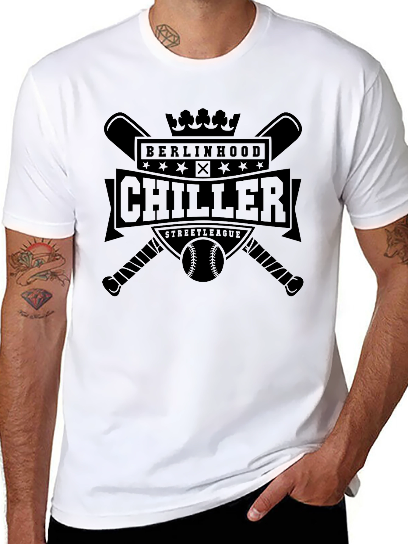 Berlinhood Chiller Street League Baseball T-Shirt