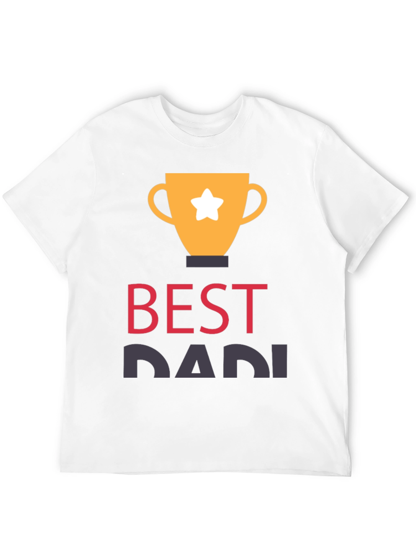 Best Dad Trophy Graphic T-Shirt