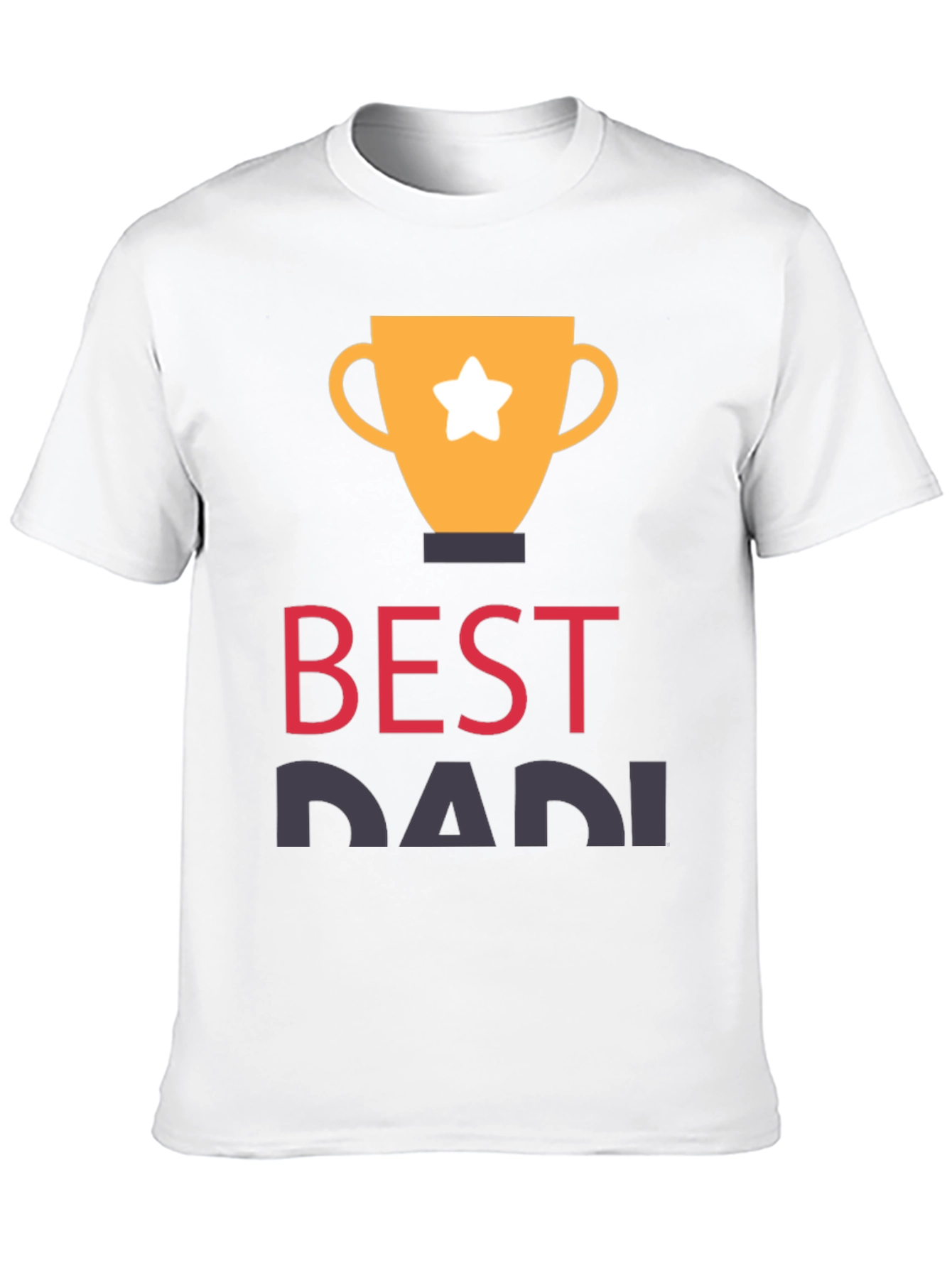 Best Dad Trophy Graphic T-Shirt