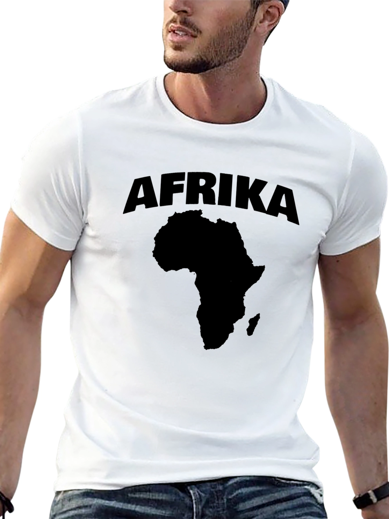 Afrika Graphic Tee - Black T-Shirt