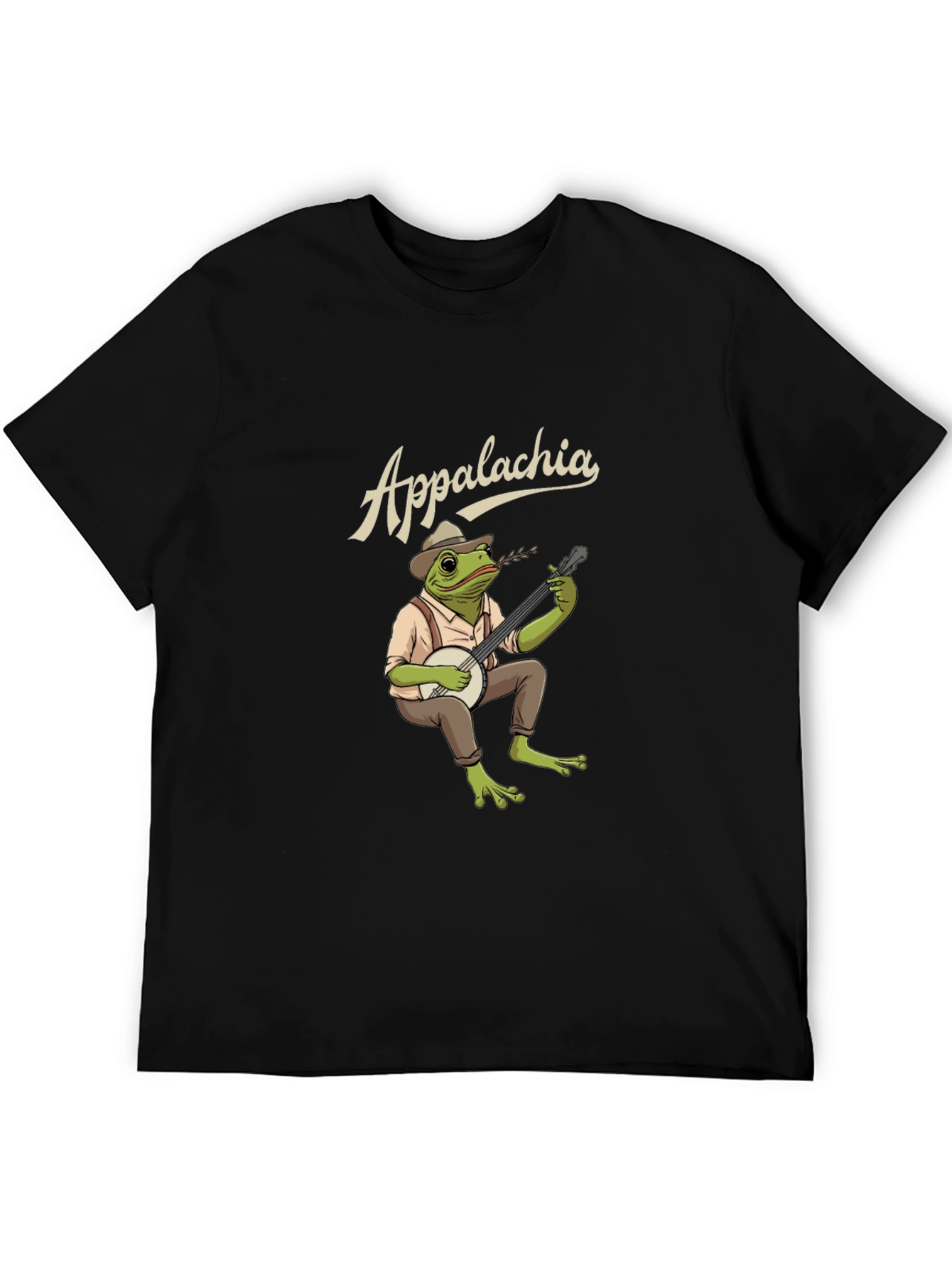 Appalachia Frog Banjo Player Graphic Tee