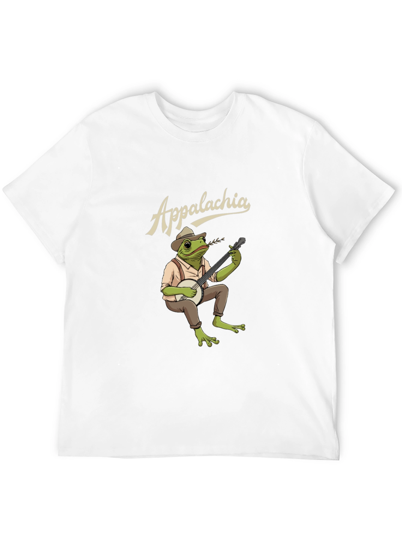 Appalachia Frog Banjo Player Graphic Tee