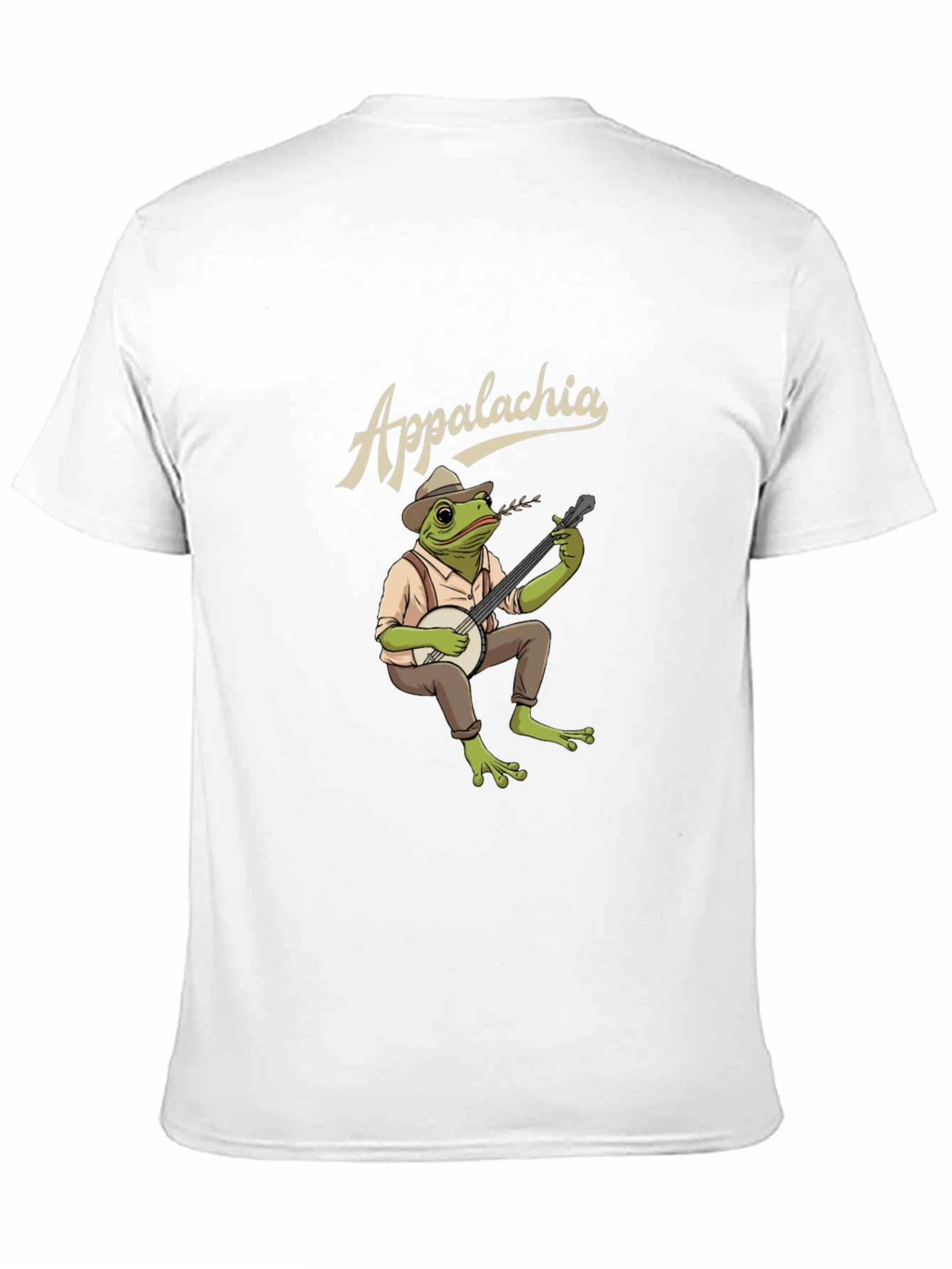 Appalachia Frog Banjo Player Graphic Tee