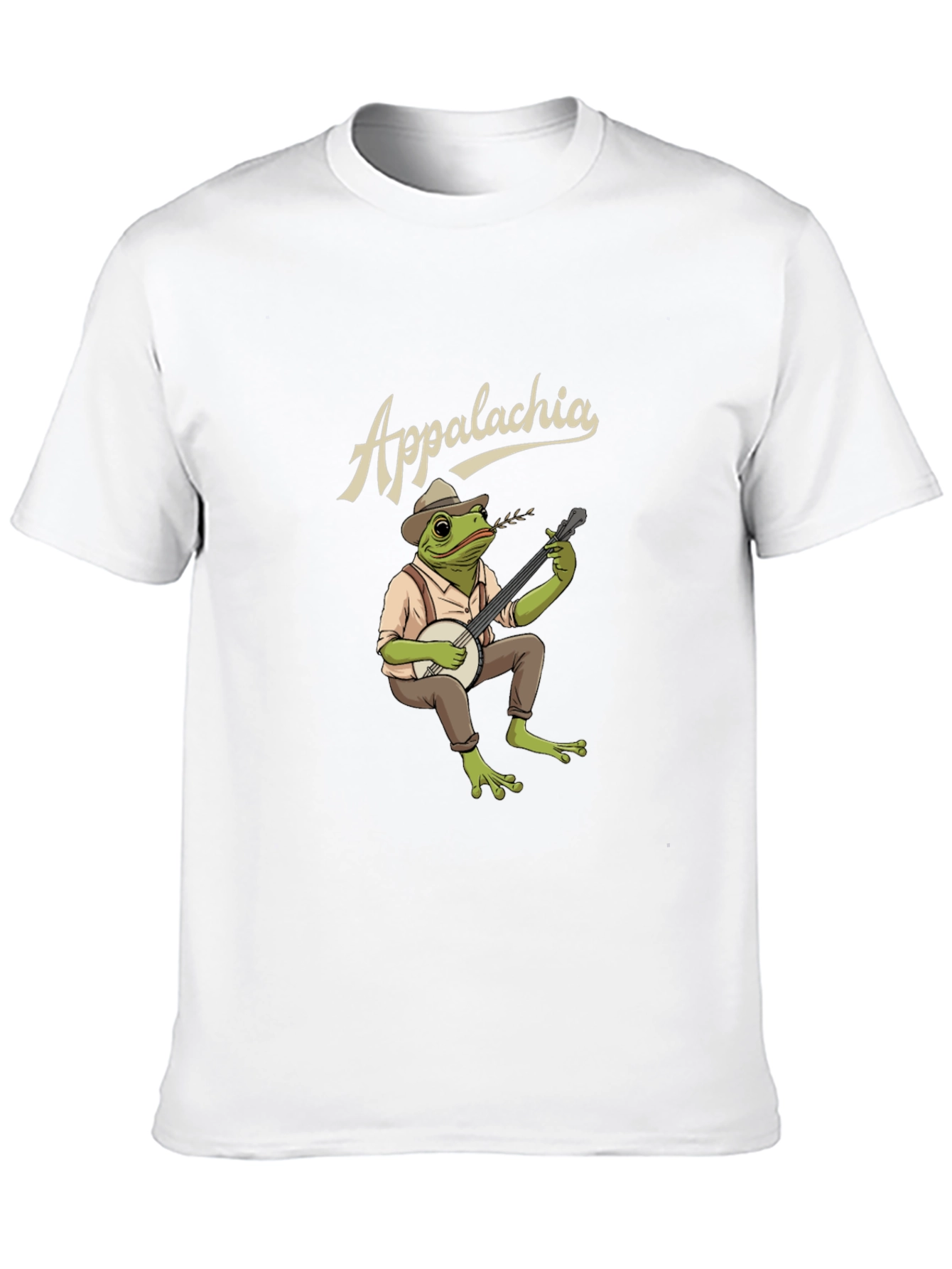 Appalachia Frog Banjo Player Graphic Tee