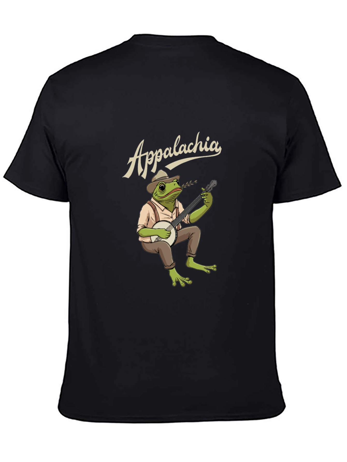 Appalachia Frog Banjo Player Graphic Tee