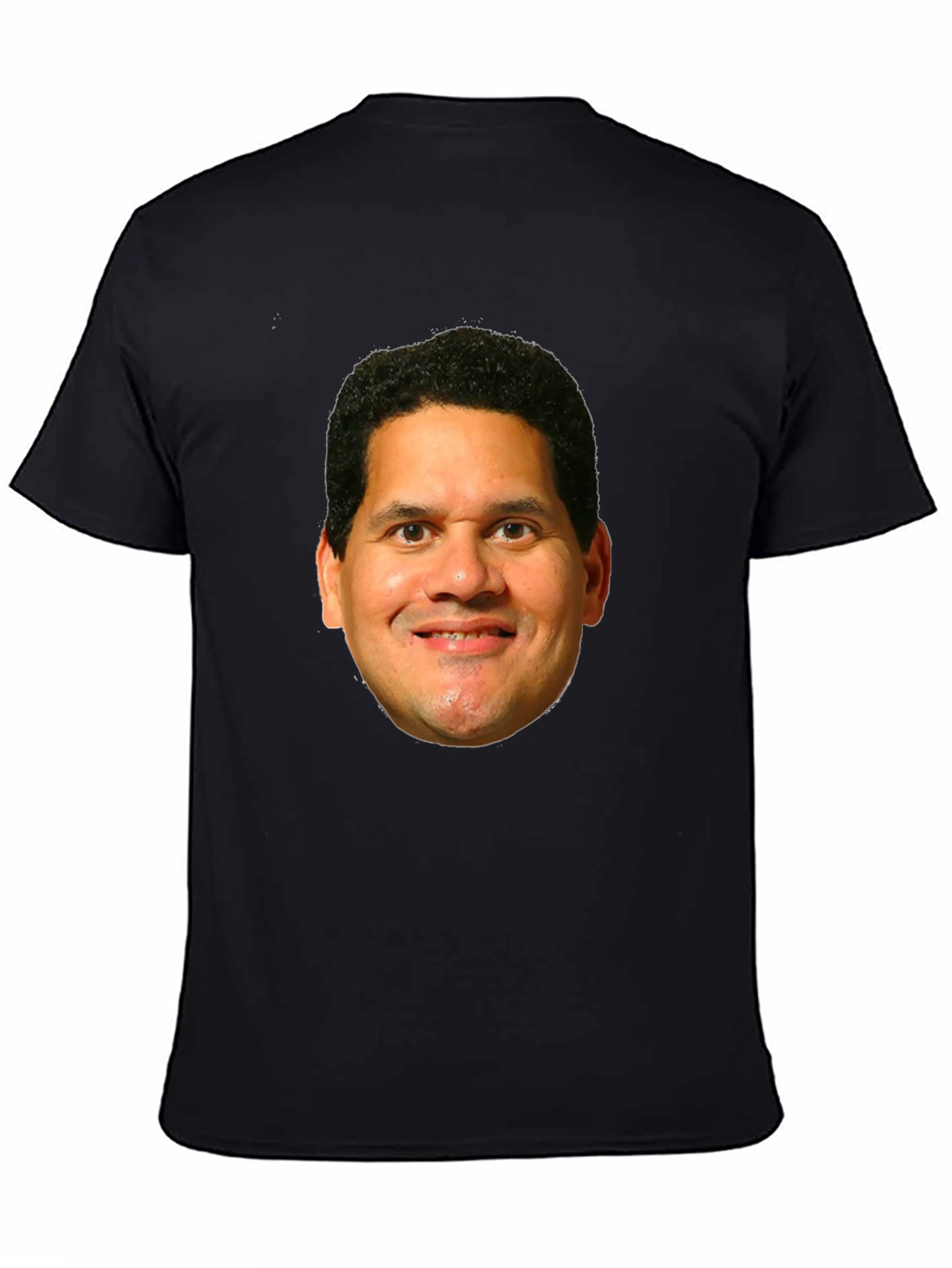 Reggie Fils-Aimé Face Black T-Shirt