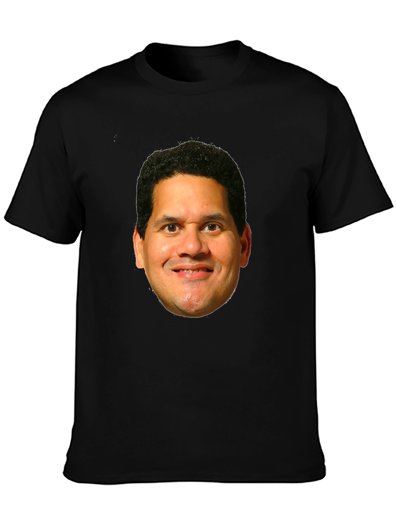 Reggie Fils-Aimé Face Black T-Shirt