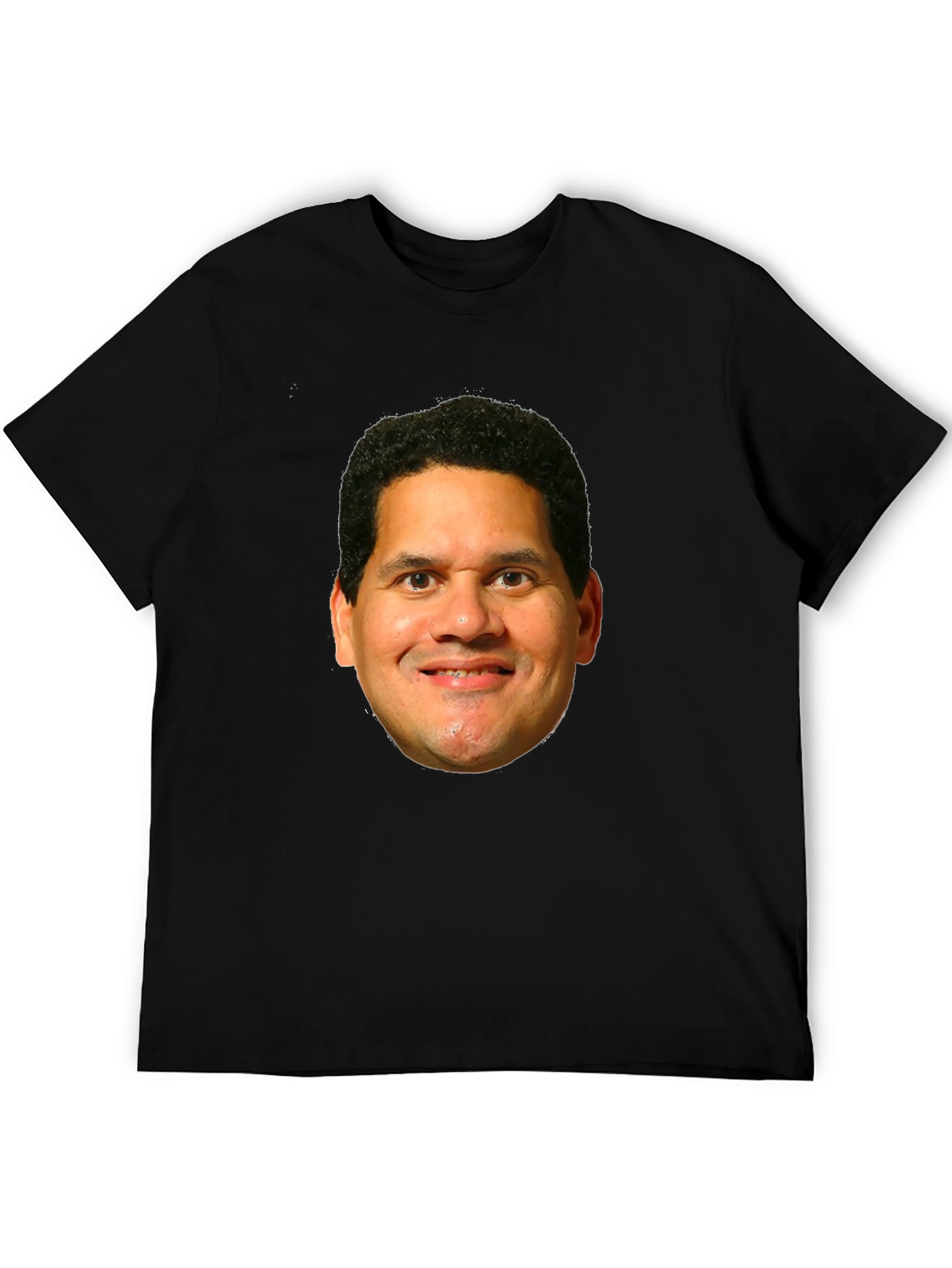 Reggie Fils-Aimé Face Black T-Shirt