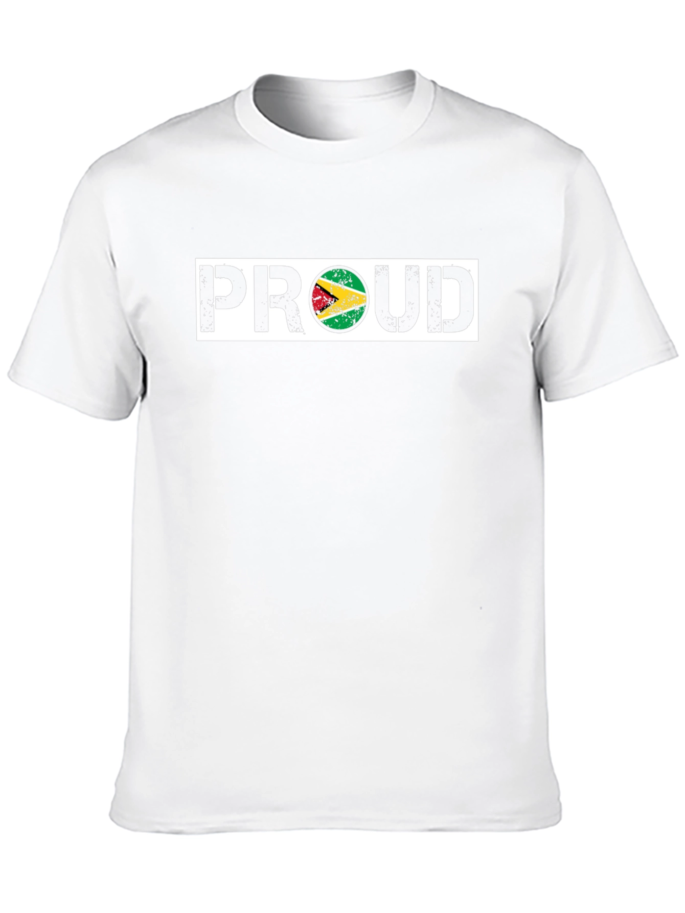 Proud Guyana Flag T-Shirt - Black