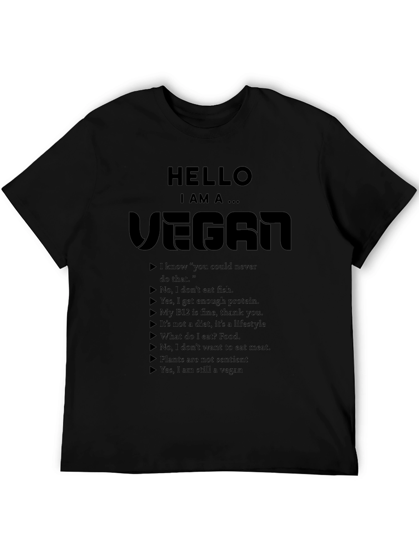 Hello I am Vegan T-shirt
