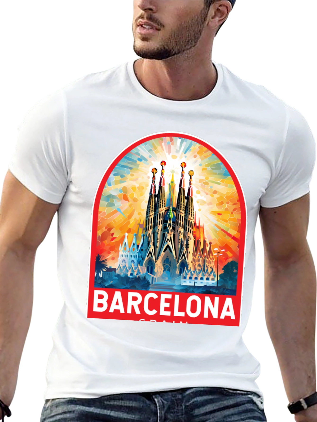 Barcelona Spain T-Shirt Souvenir Graphic Tee