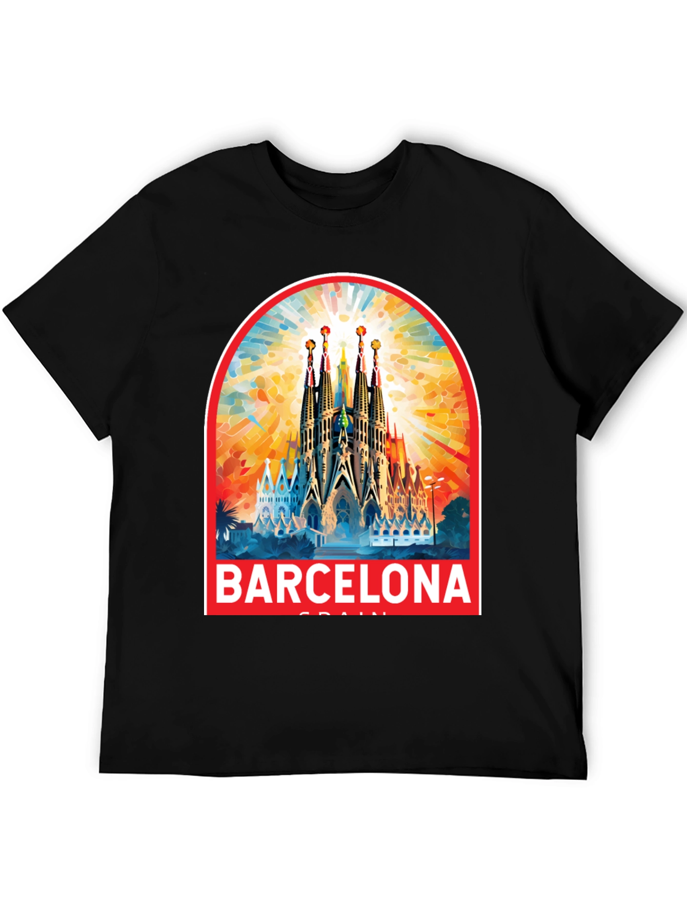 Barcelona Spain T-Shirt Souvenir Graphic Tee
