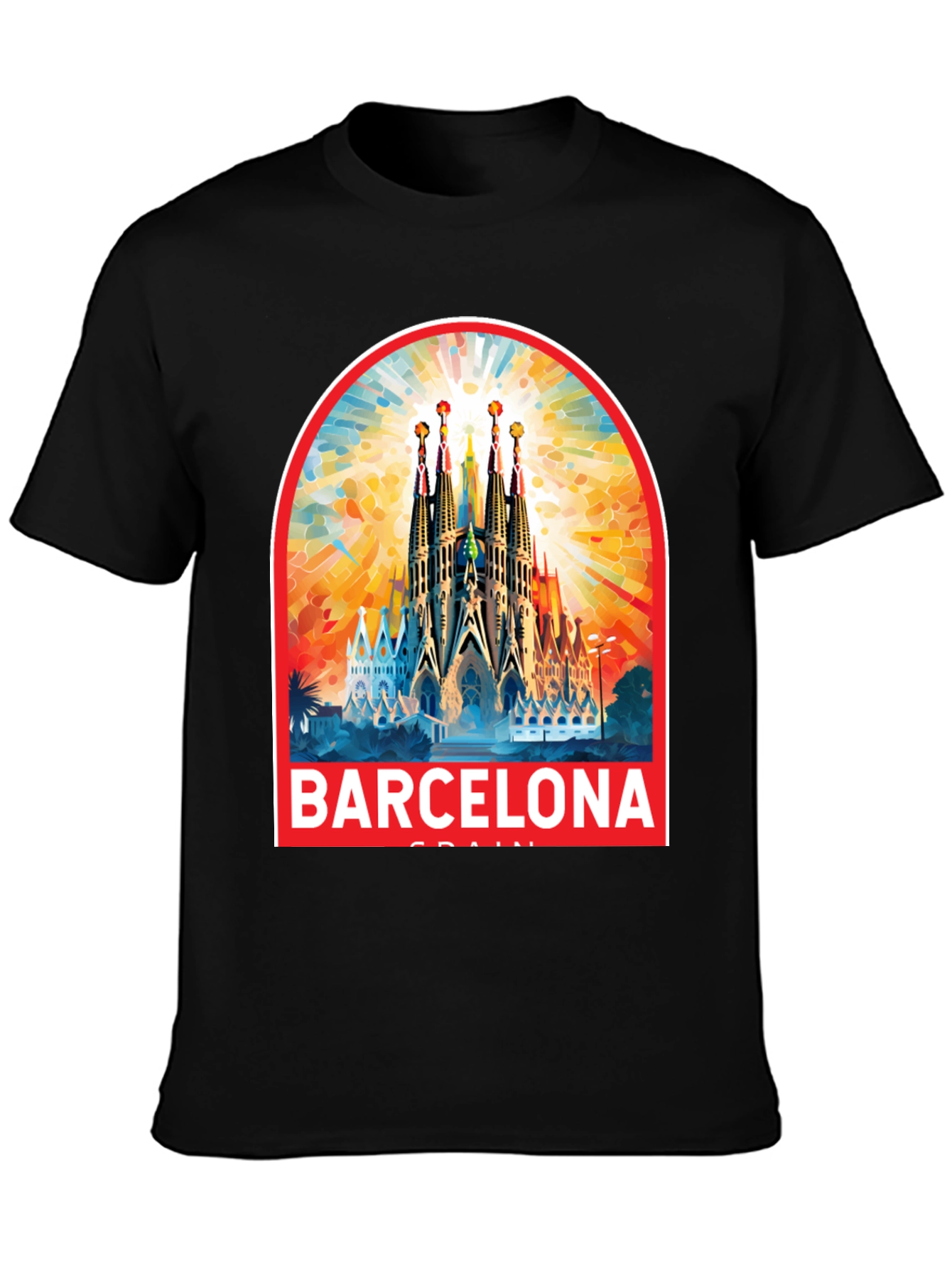 Barcelona Spain T-Shirt Souvenir Graphic Tee