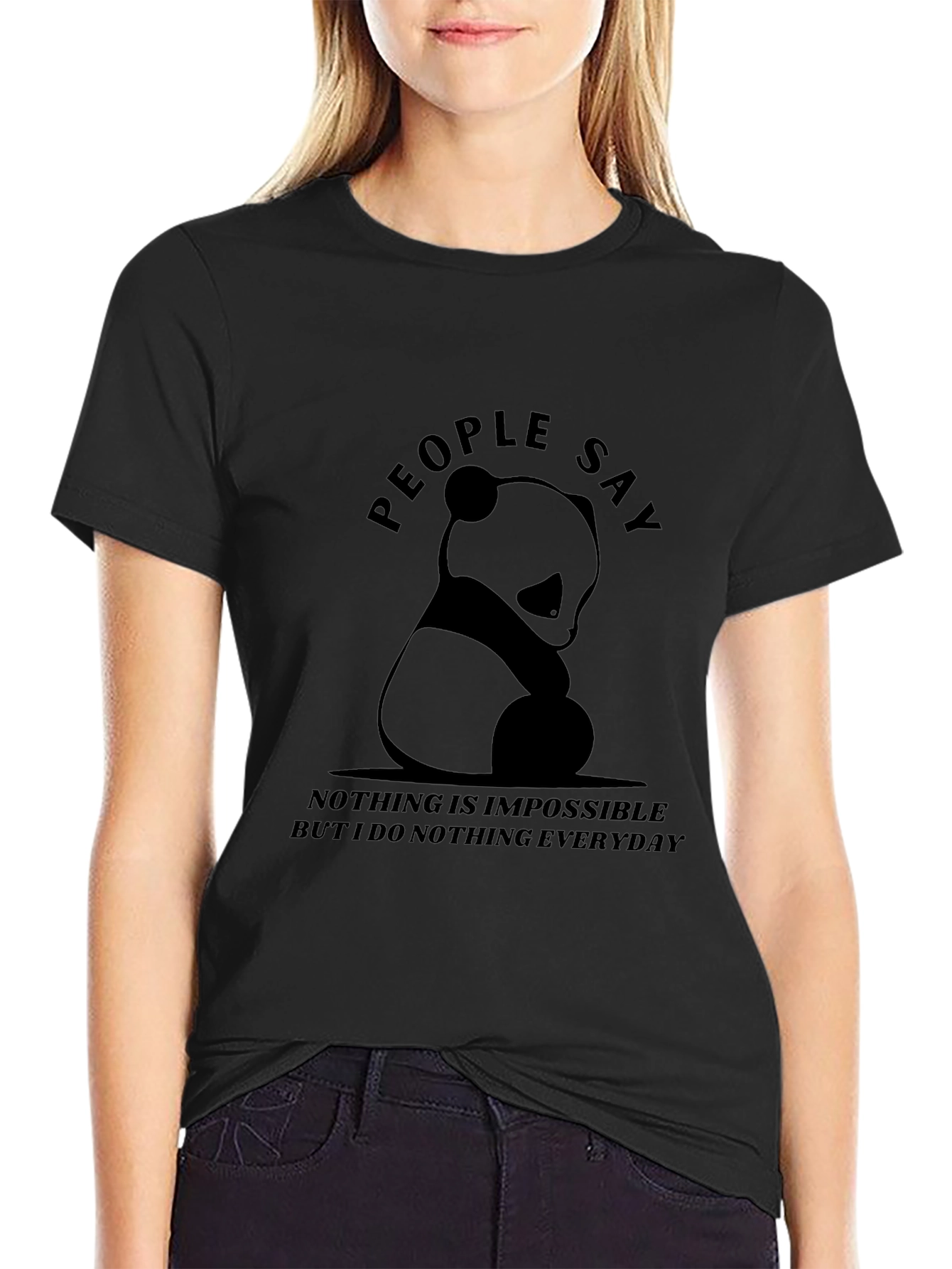People Say Panda T-Shirt