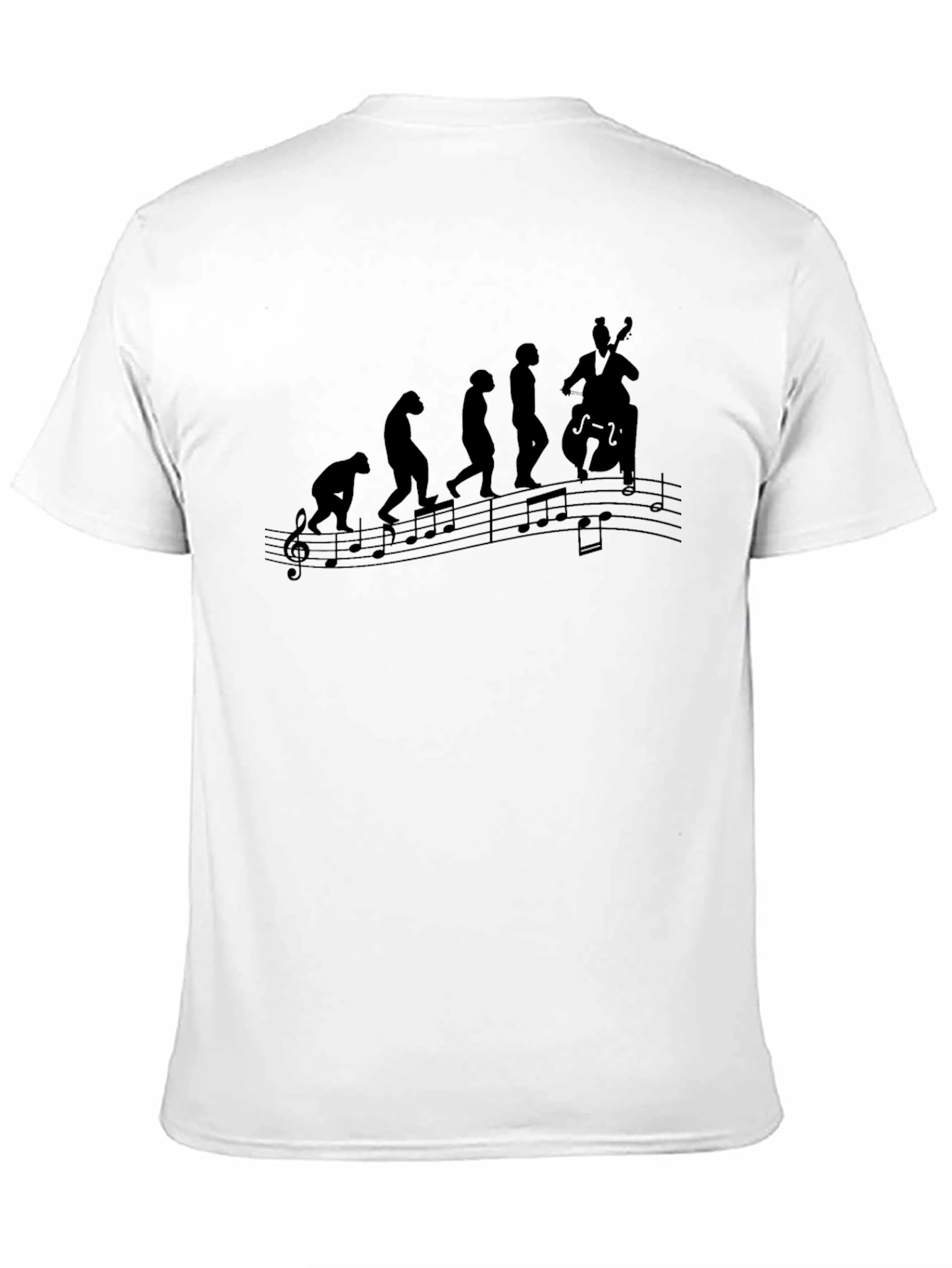 Musical Evolution Black T-Shirt