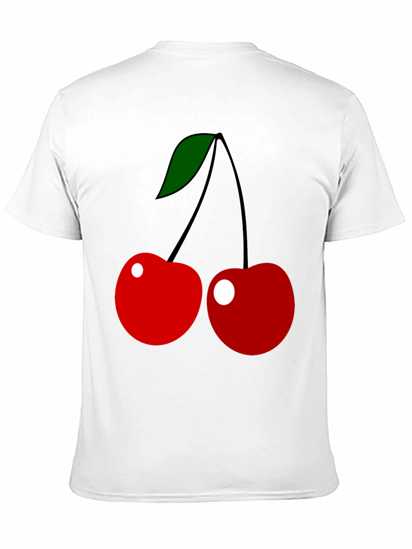Cherry Graphic Tee - Classic Fruit Design