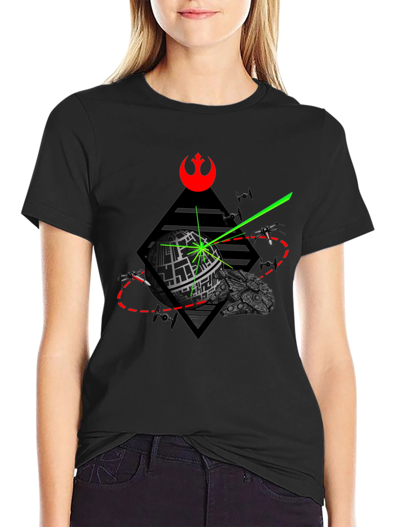 Star Wars Death Star Graphic T-Shirt