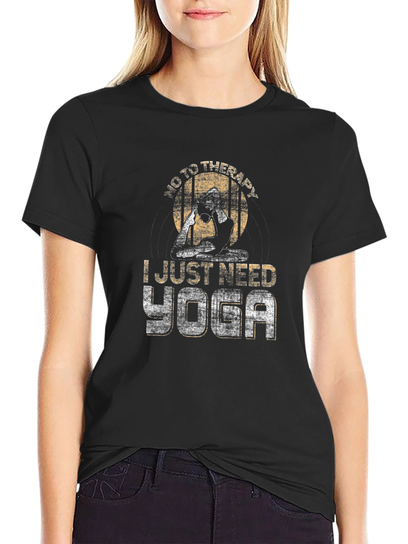 Yoga Therapy Graphic Tee - Relax and Recharge