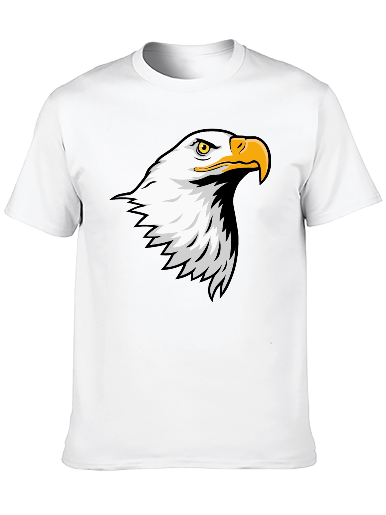 Eagle Graphic Tee - Mens Black Cotton T-Shirt