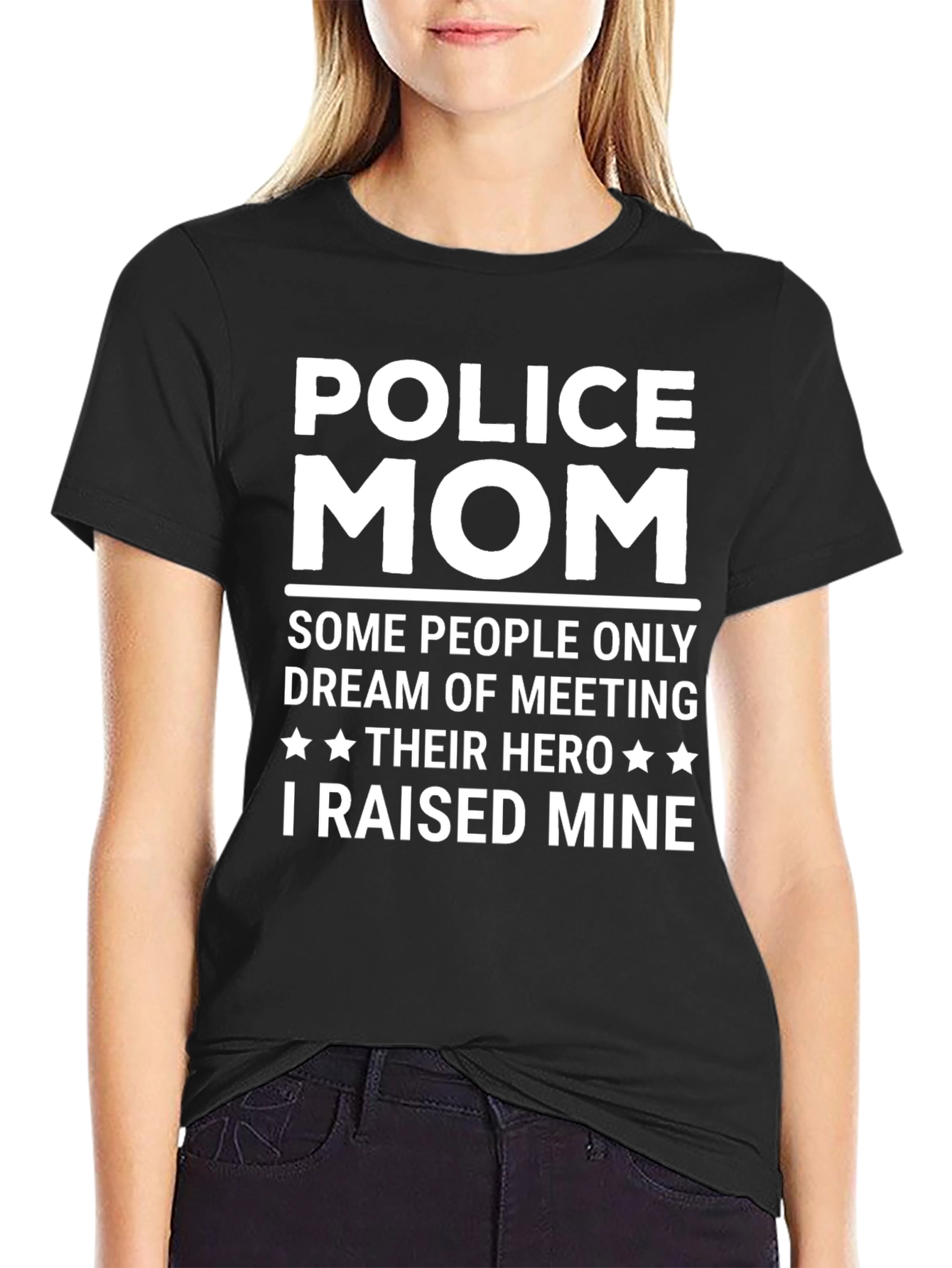 Police Mom T-Shirt - Hero Raised Tee