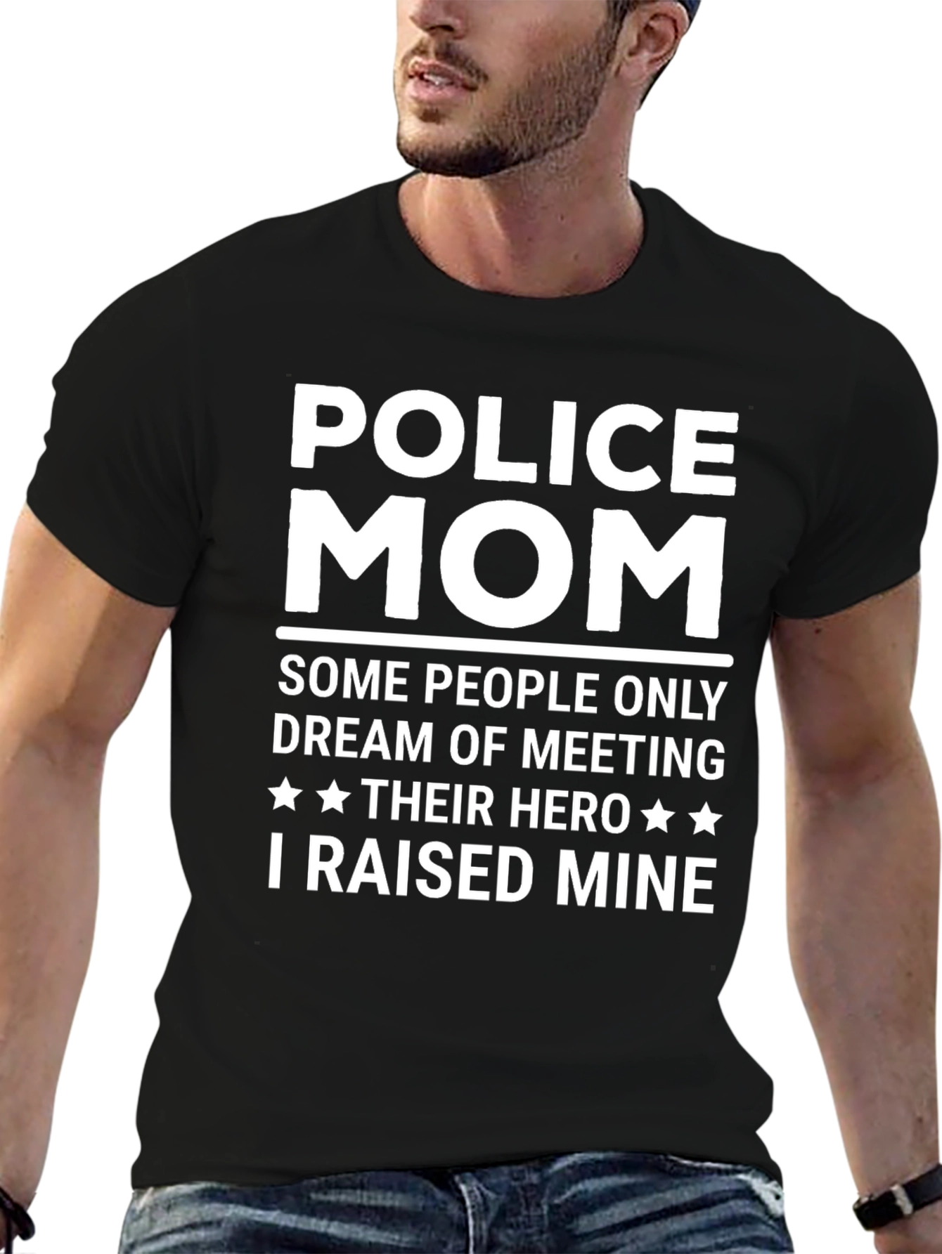 Police Mom T-Shirt - Hero Raised Tee