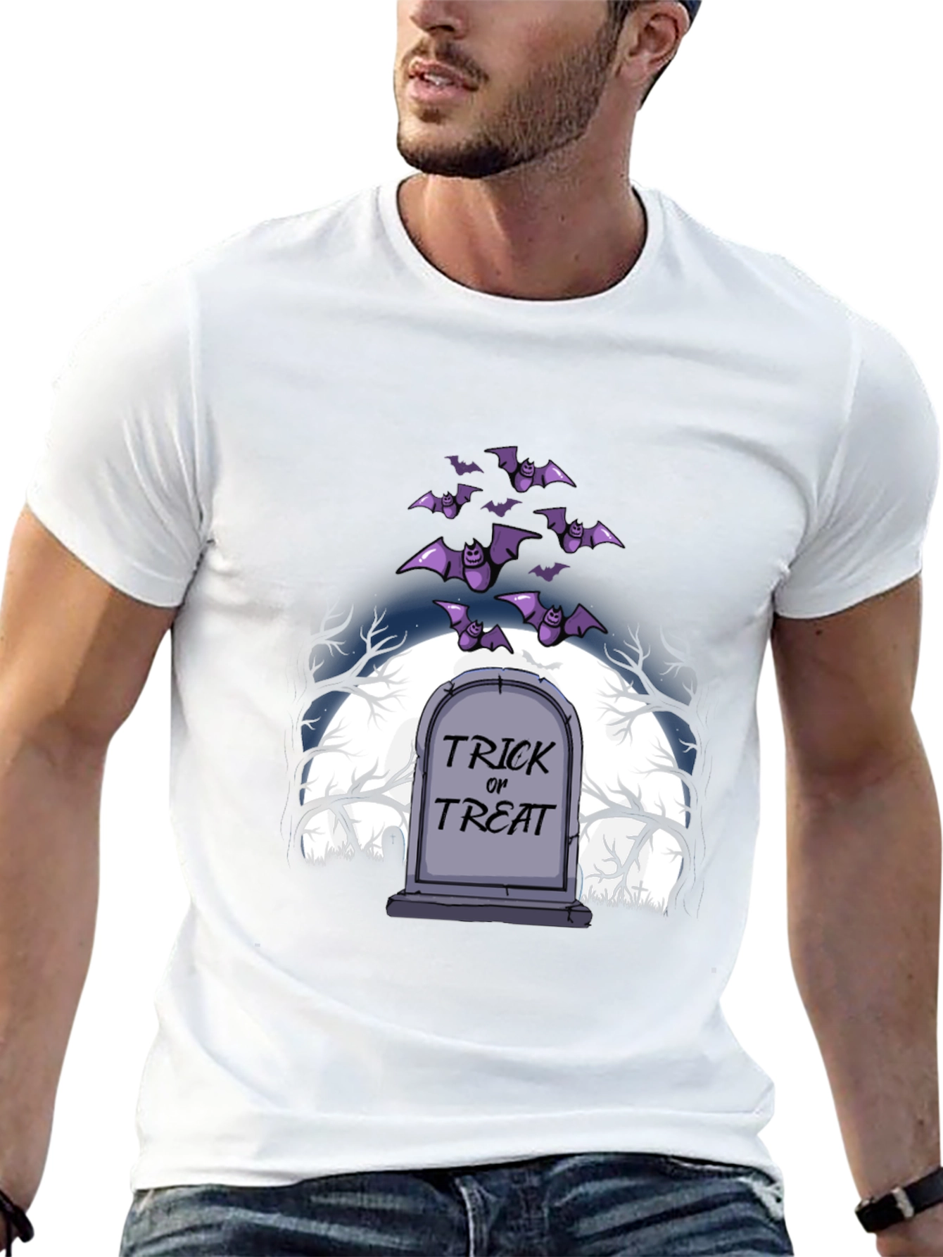 Halloween Trick or Treat Bat T-Shirt