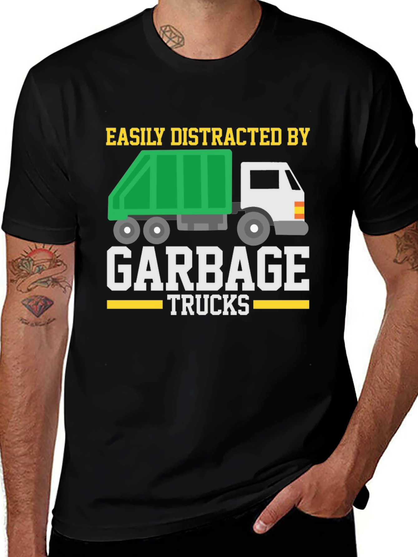 Easily Distracted by Garbage Trucks T-Shirt