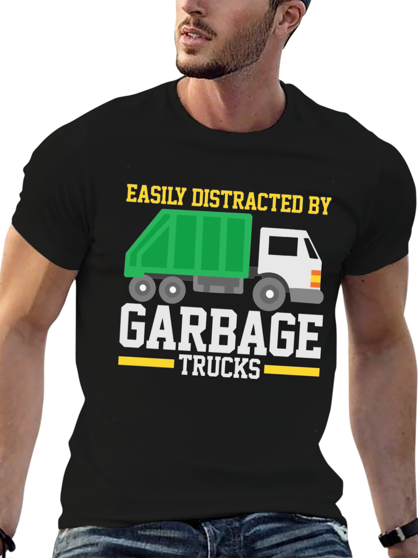Easily Distracted by Garbage Trucks T-Shirt