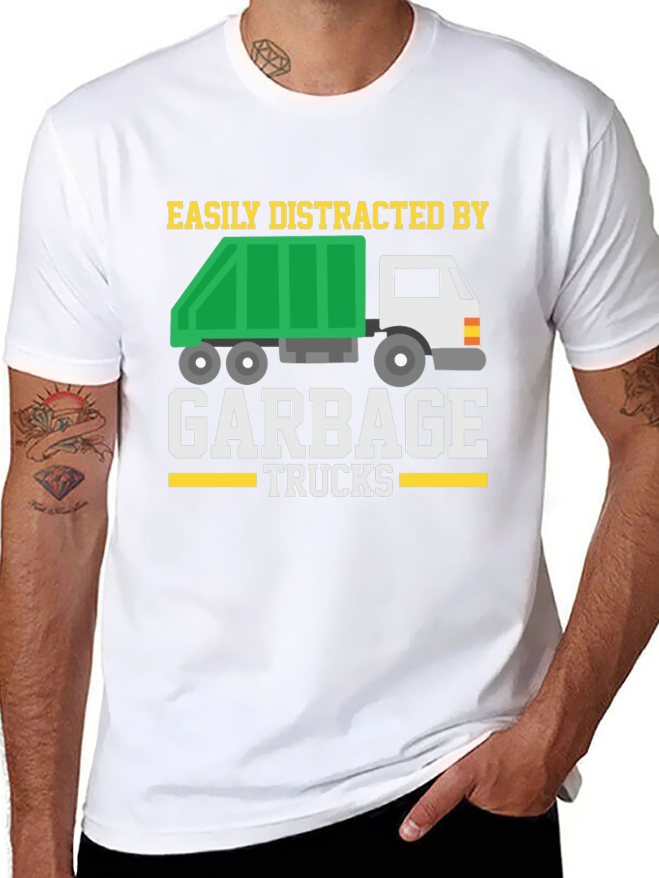 Easily Distracted by Garbage Trucks T-Shirt