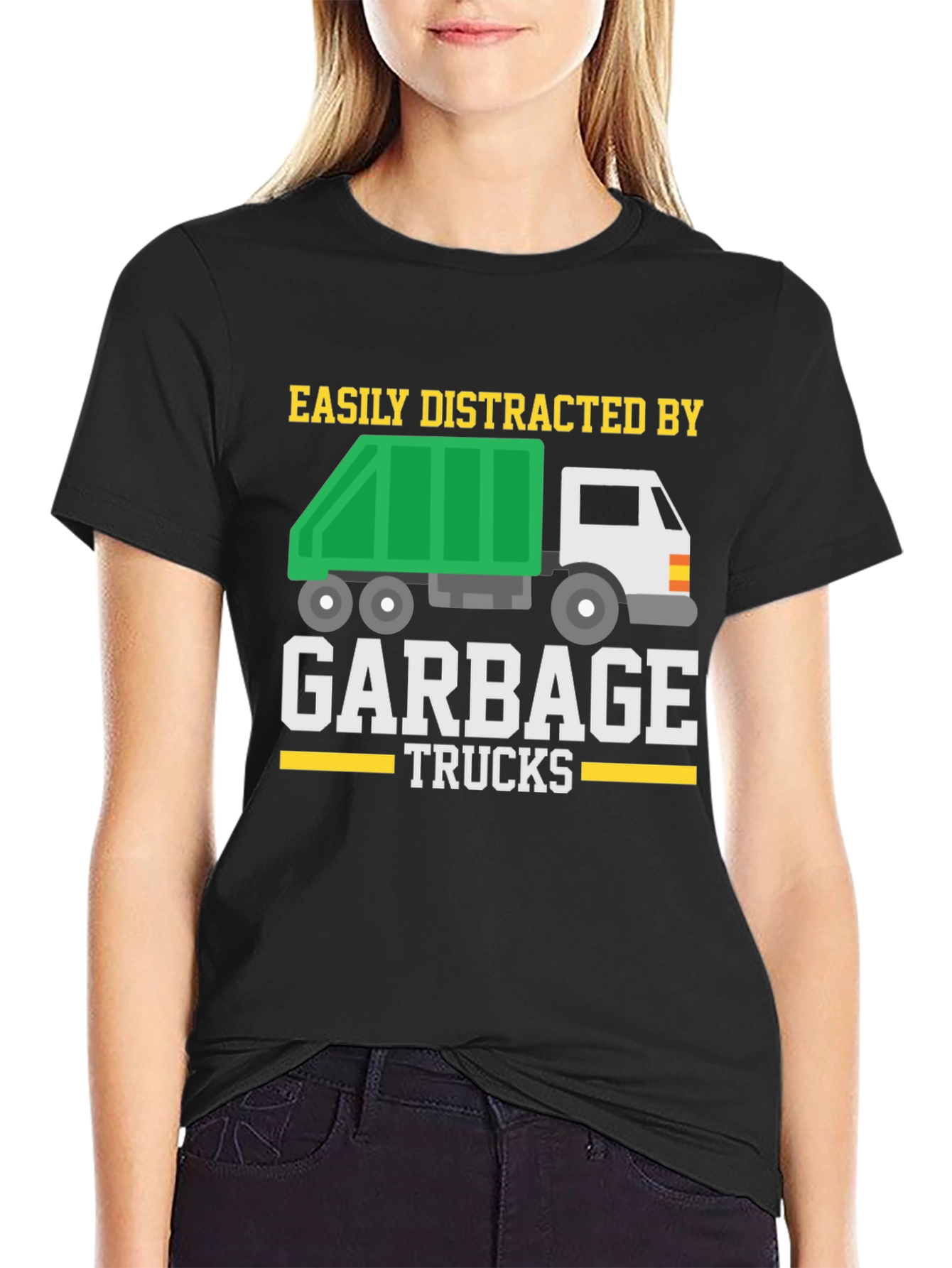 Easily Distracted by Garbage Trucks T-Shirt