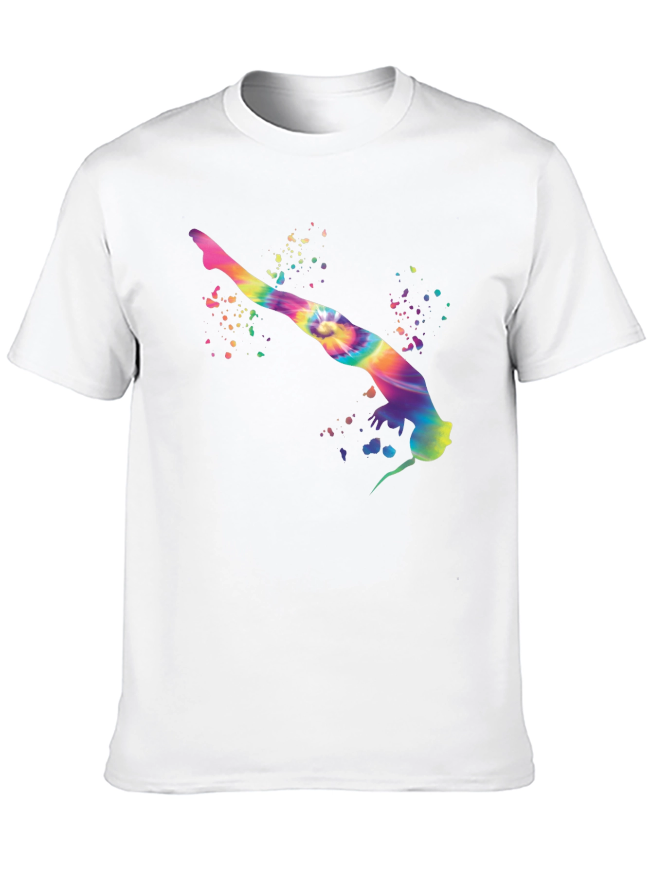 Tie-Dye Gymnast Graphic Tee