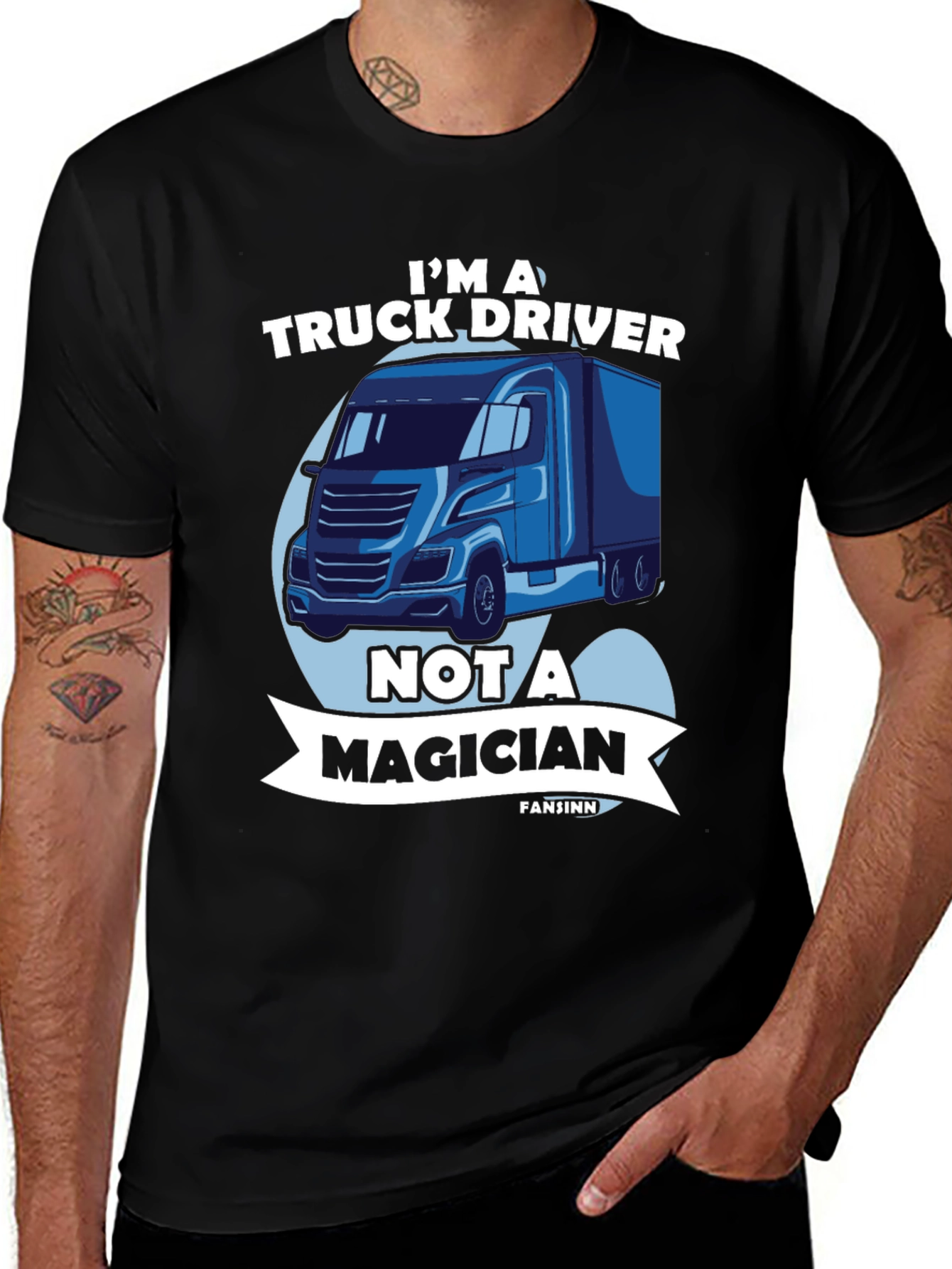Truck Driver T-Shirt - Not a Magician Tee