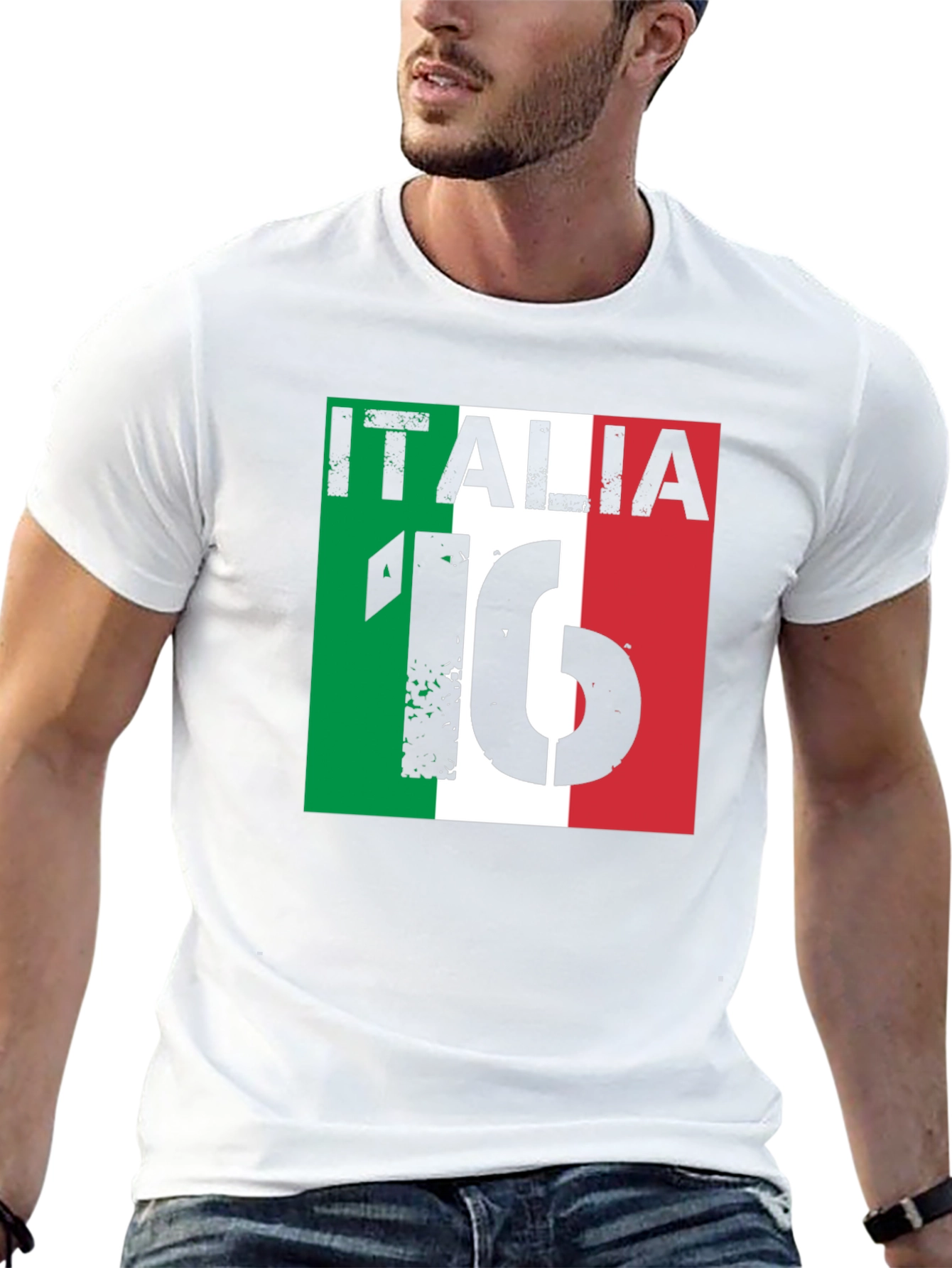 Italia T-Shirt - Italian Flag Design