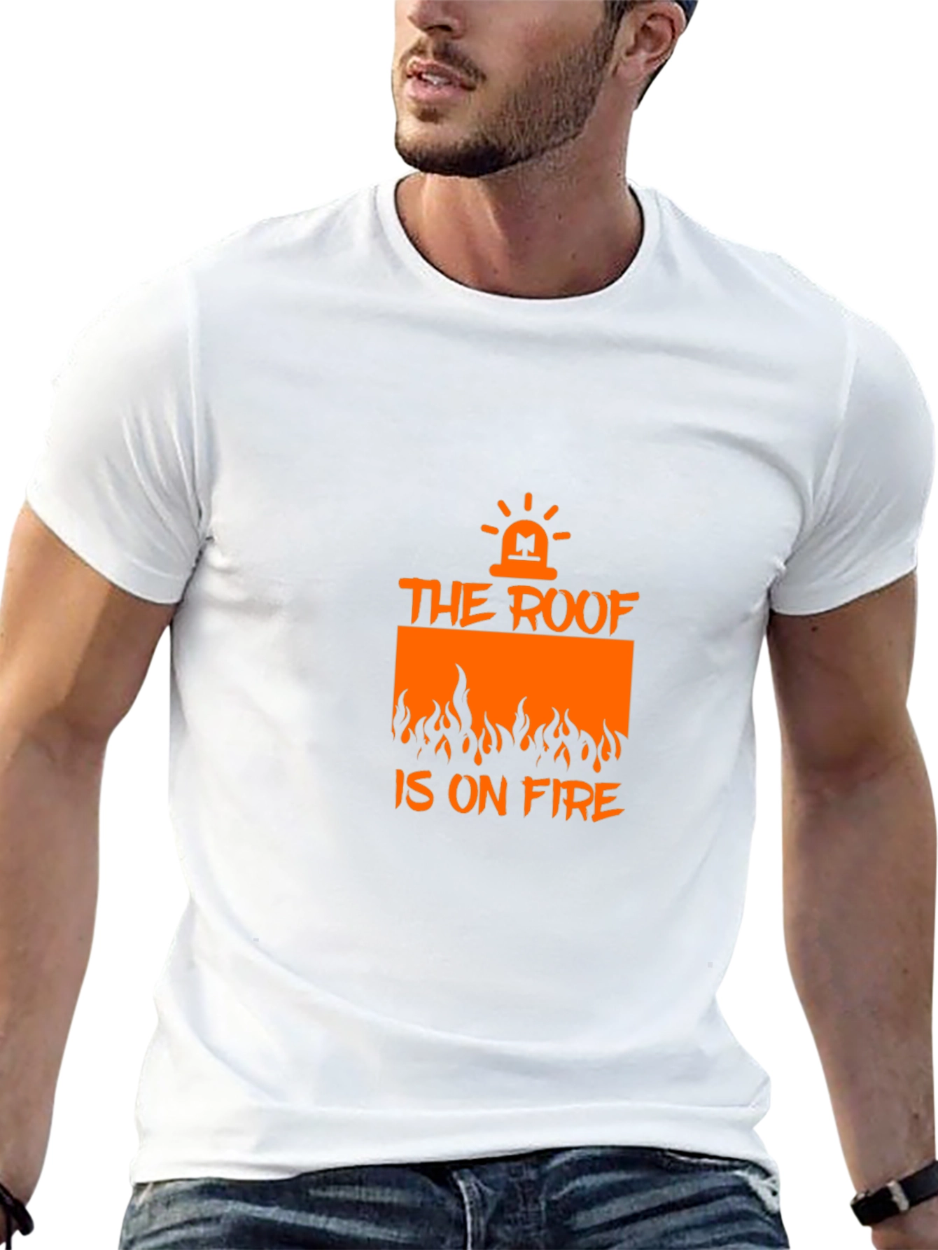 The Roof is on Fire Graphic Tee