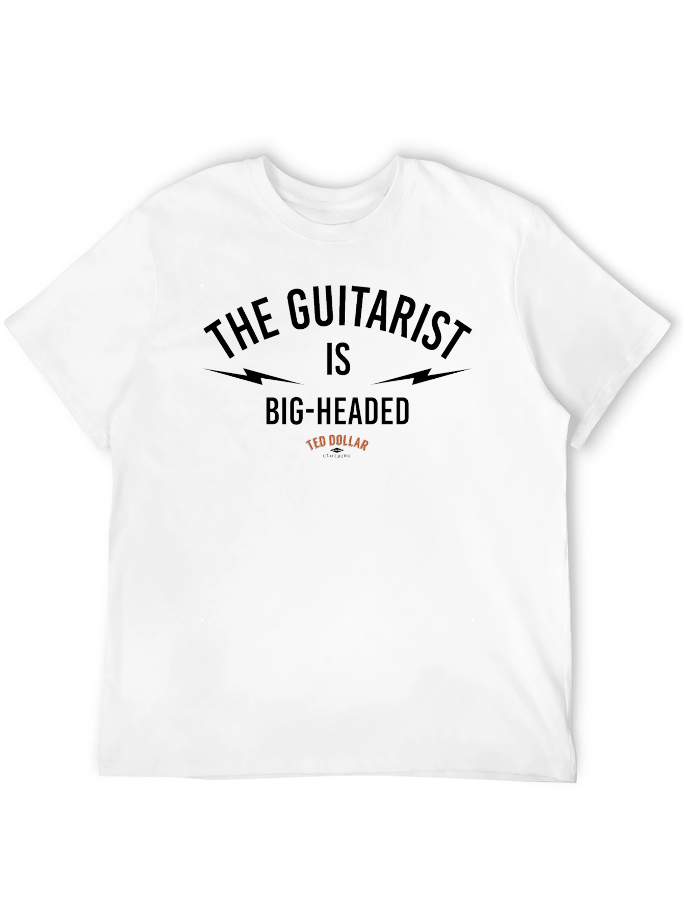 The Guitarist Is Big-Headed Mens Tee