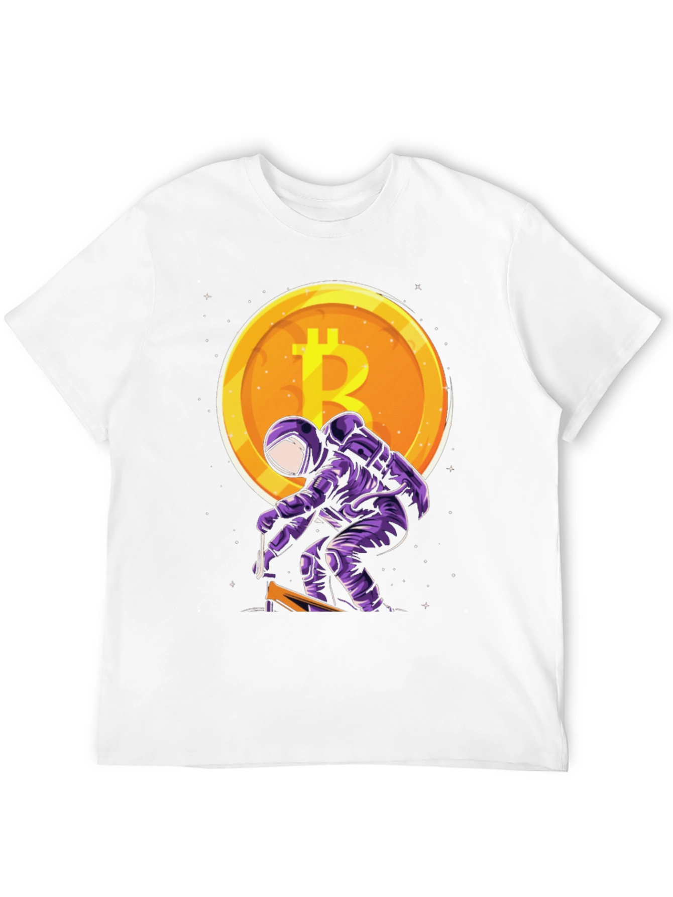 Bitcoin Astronaut T-Shirt - Crypto Moon Mission Tee
