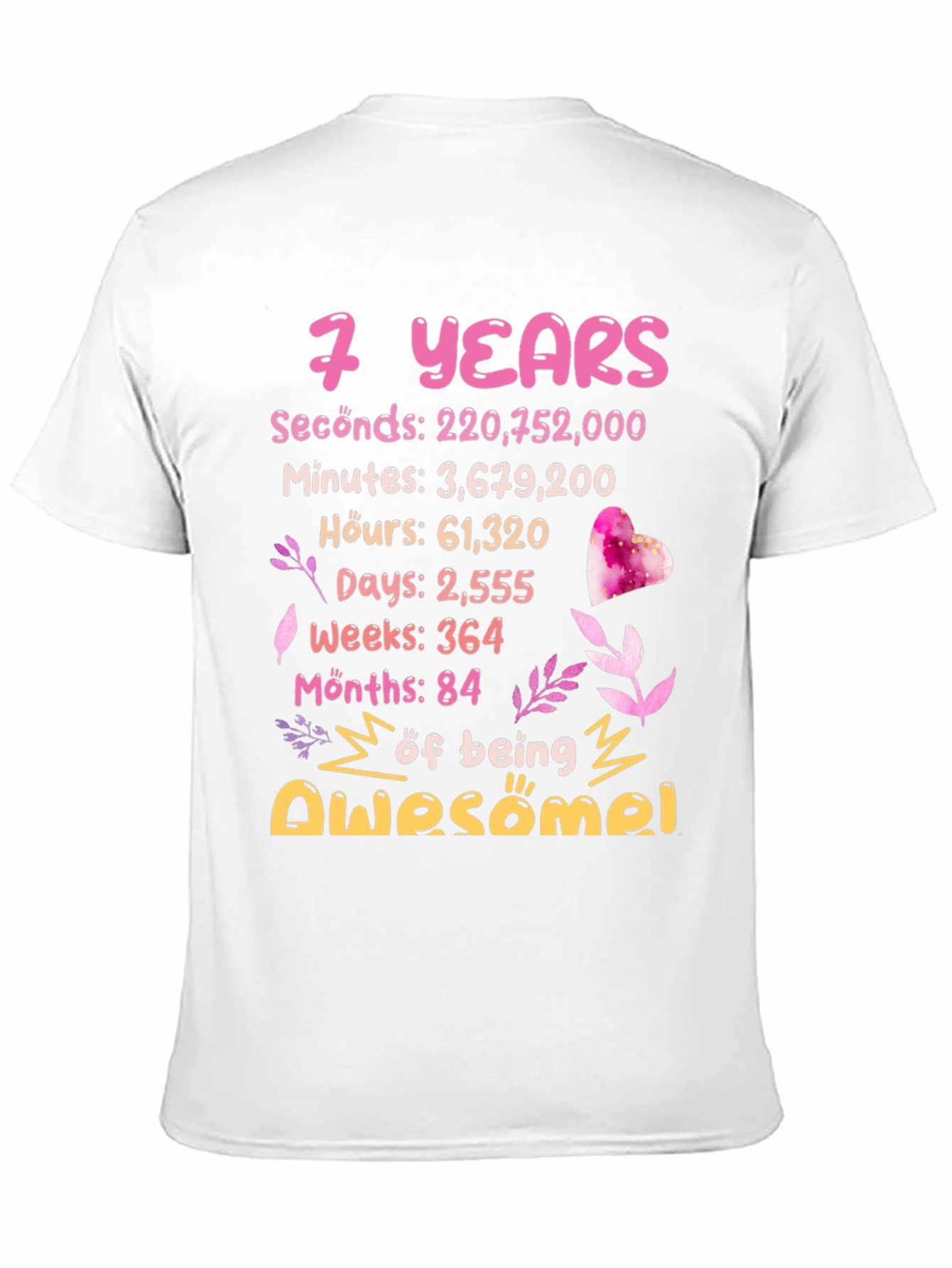 7 Years Awesome T-Shirt