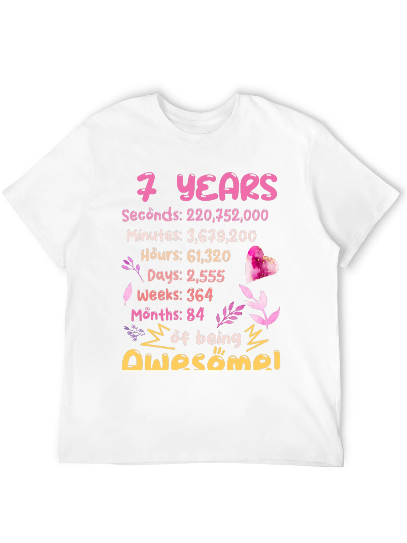 7 Years Awesome T-Shirt